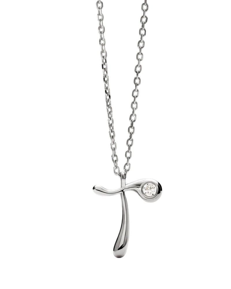 PDPAOLA Stříbrný náhrdelník písmeno 