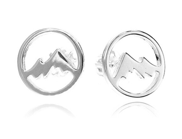 Soliter Stříbrné náušnice pecky Horské štíty 431 001 02872 04