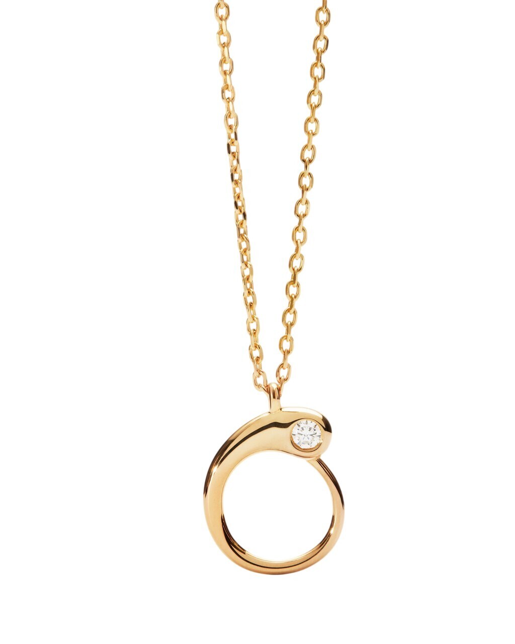 PDPAOLA Pozlacený náhrdelník písmeno 