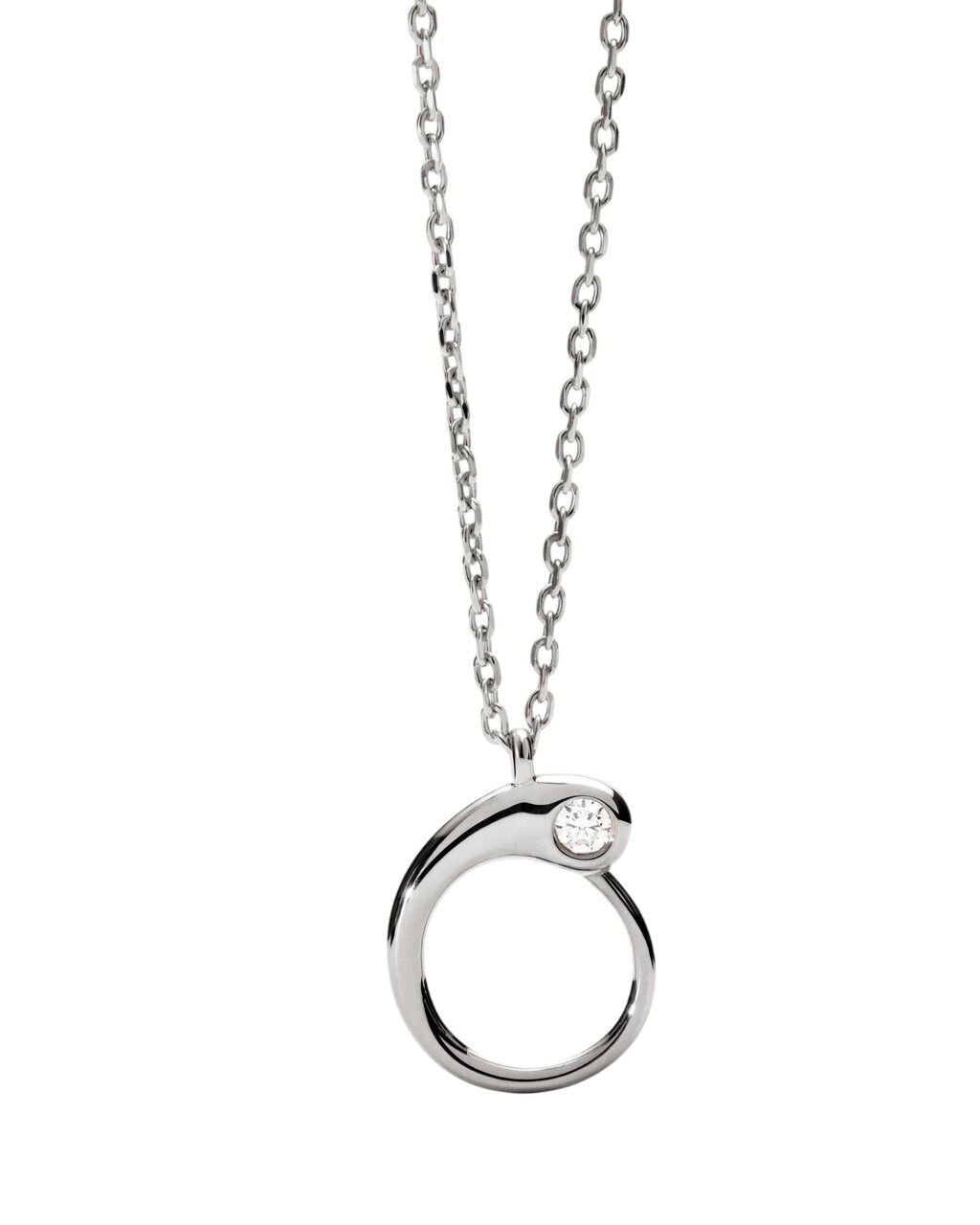 PDPAOLA Stříbrný náhrdelník písmeno 