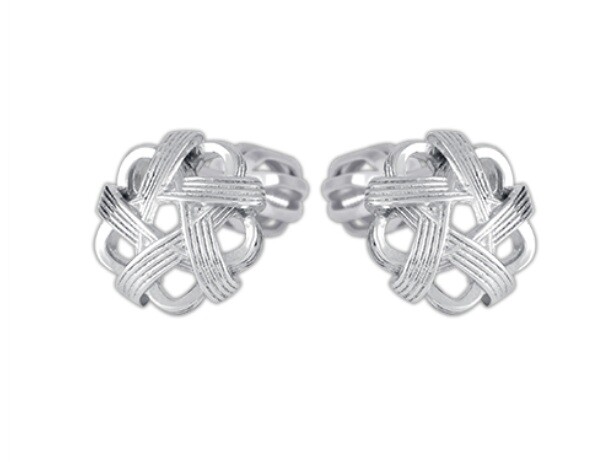 Soliter Stříbrné náušnice pecky Pletenec 431 001 02752 04