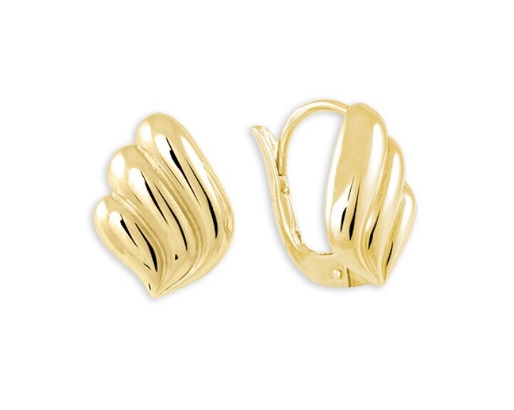 Soliter Půvabné pozlacené náušnice 431 001 02654 05