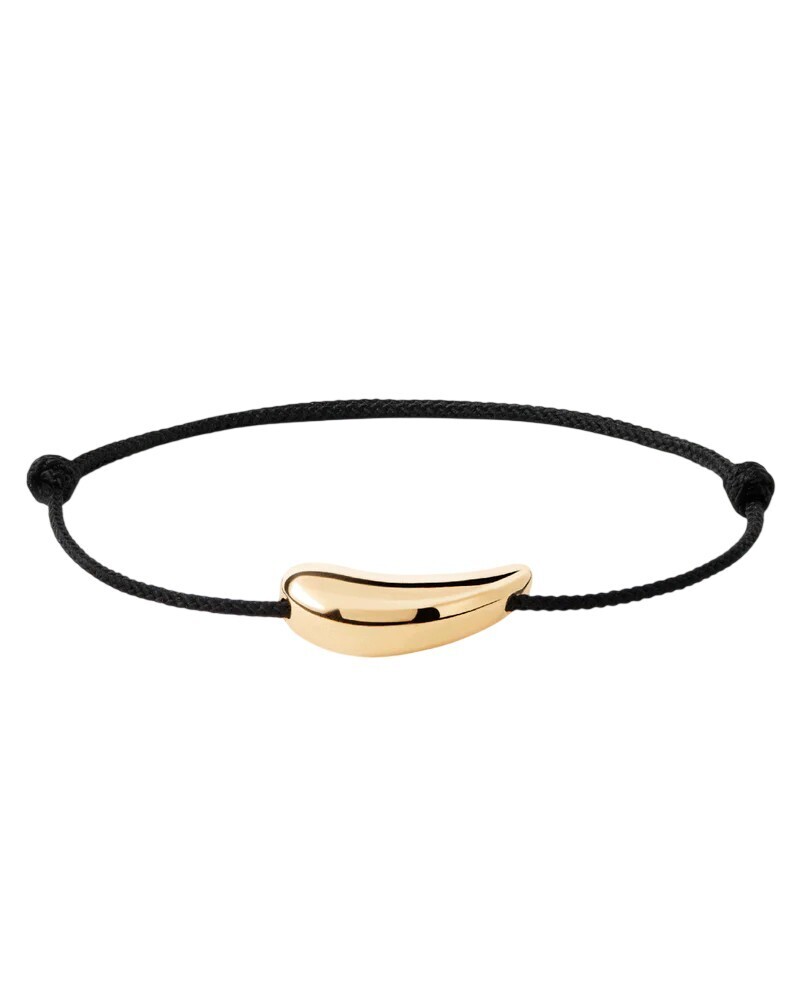 PDPAOLA Něžný pozlacený náramek Orbit Cord PU01-937-U