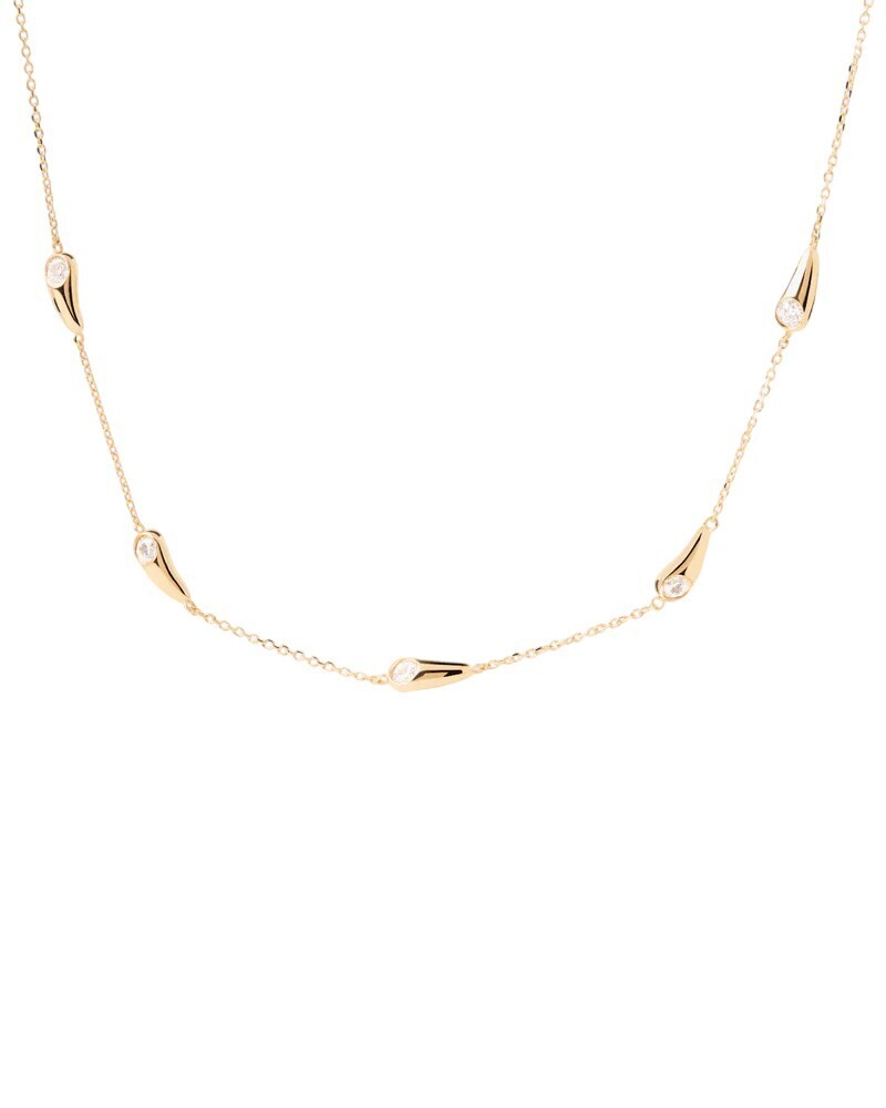 PDPAOLA Pozlacený dámský náhrdelník Becca CO01-A21-U