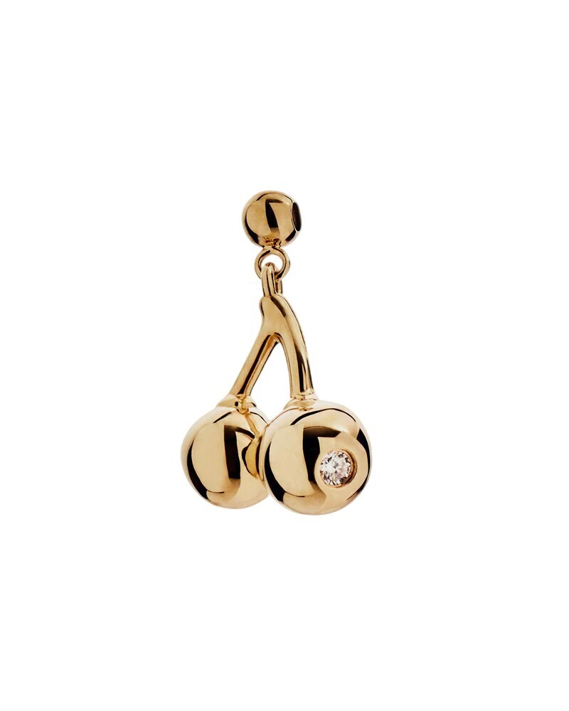 PDPAOLA Pozlacený přívěsek se zirkonem Třešně CH01-316-U