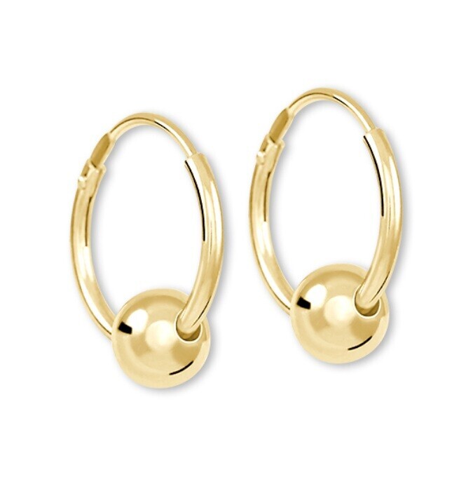 Soliter Pozlacené náušnice 2v1 Kroužky 431 001 02118 05