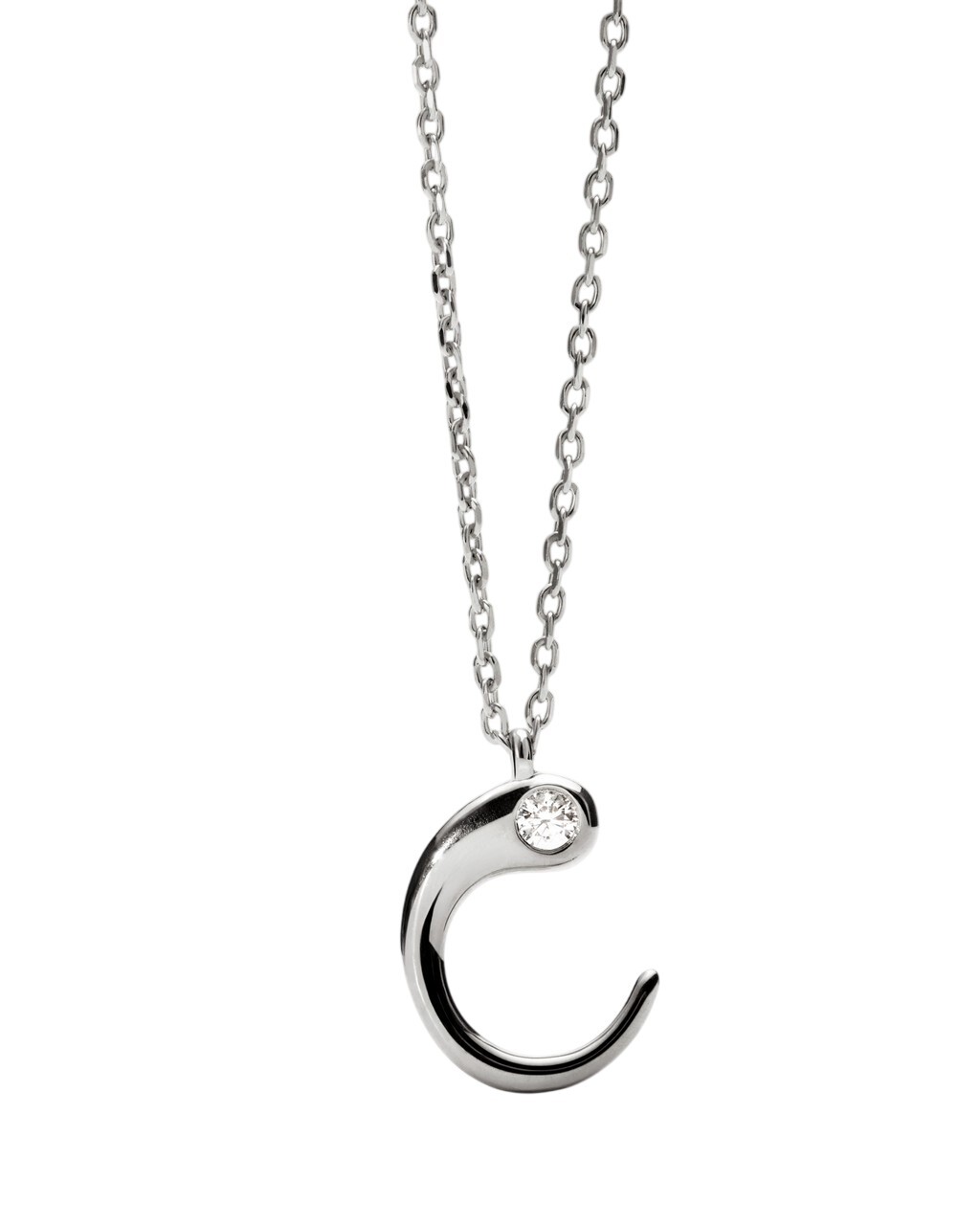 PDPAOLA Stříbrný náhrdelník písmeno 