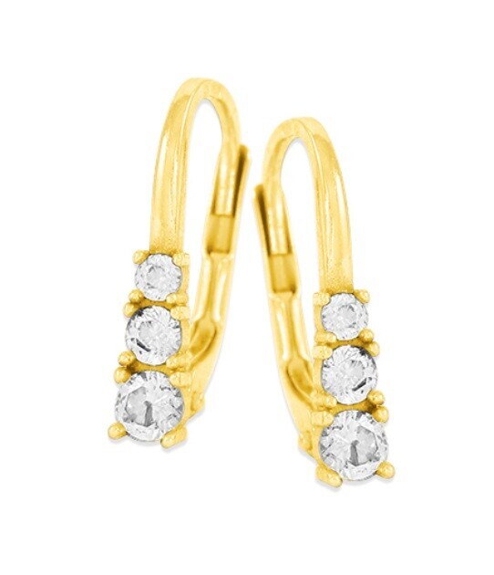 Soliter Nadčasové náušnice ze žlutého zlata 239 001 01237 00