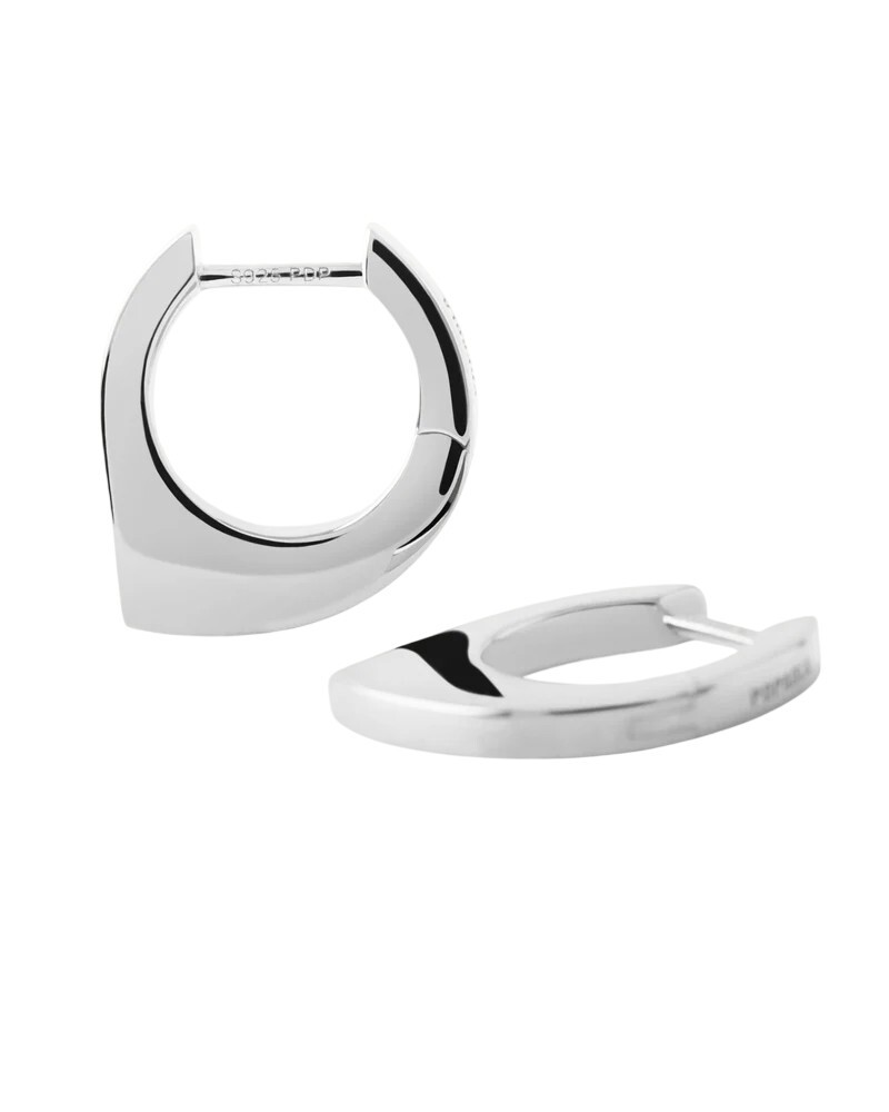 PDPAOLA Originální stříbrné náušnice Oda Hoops AR02-G20-U