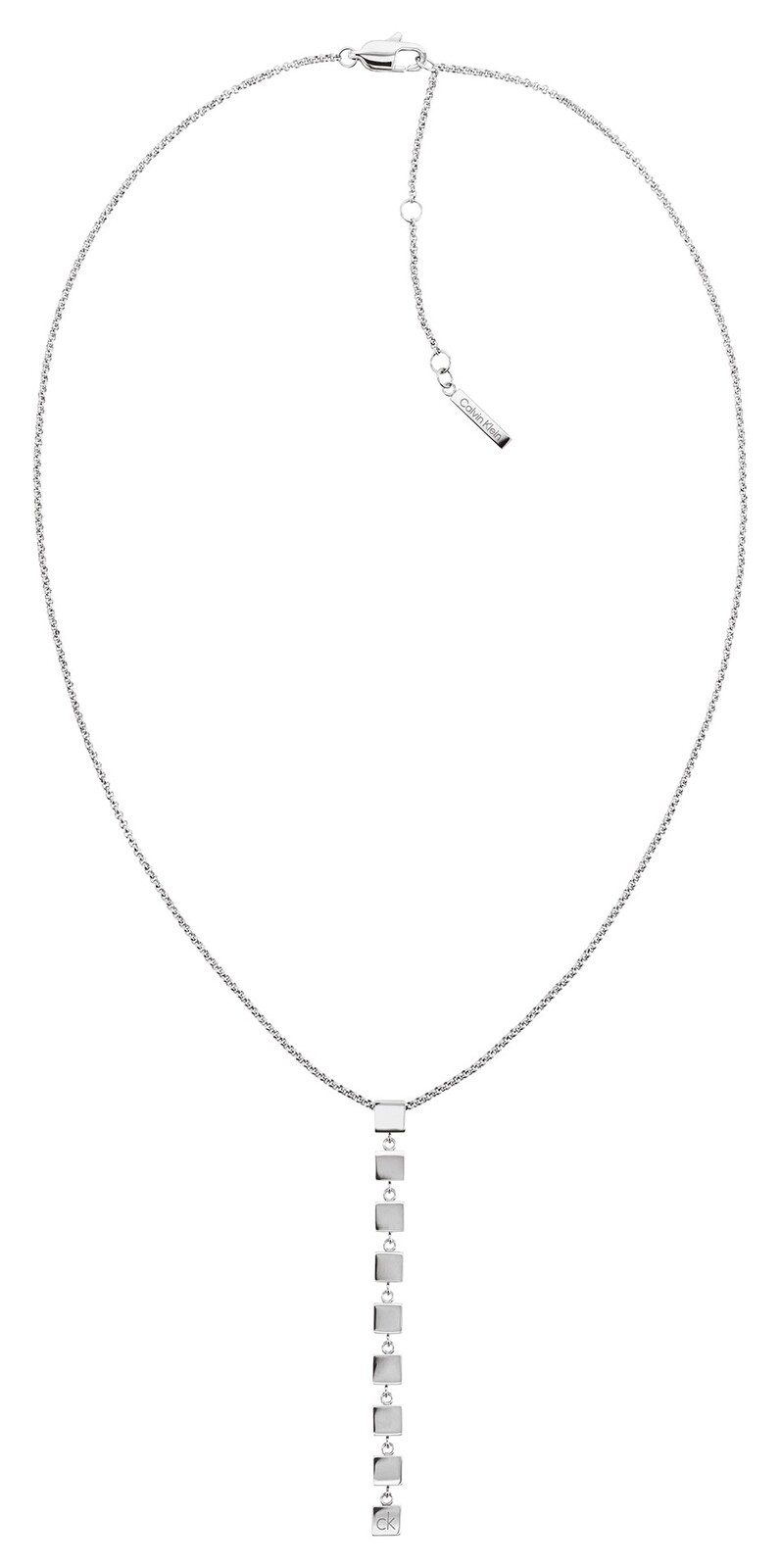 Calvin Klein Půvabný pozlacený náhrdelník Geometric 35000839
