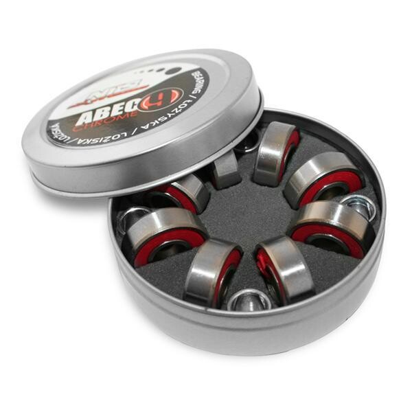 Nils ABEC 9 RS CHROME ložiska (8 KS BOX)