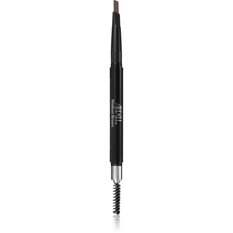 Ardell Brows mechanická tužka na obočí s kartáčkem 2 v 1 odstín Medium Brown 0.2 g
