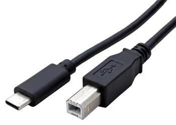 Roline USB 2.0 kabel USB C(M) - USB B(M), 3m, černý