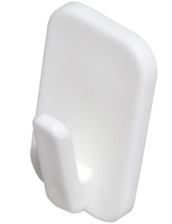 VELCRO Nalepovací háček na suchý zip, odnímatelný, 225g, 8ks, bílý