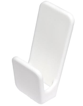 VELCRO Nalepovací háček na suchý zip, odnímatelný, 450g, 2ks, bílý