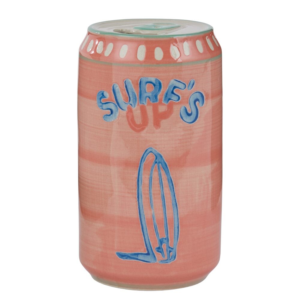 BEVERAGE Váza plechovka 12 cm - růžová