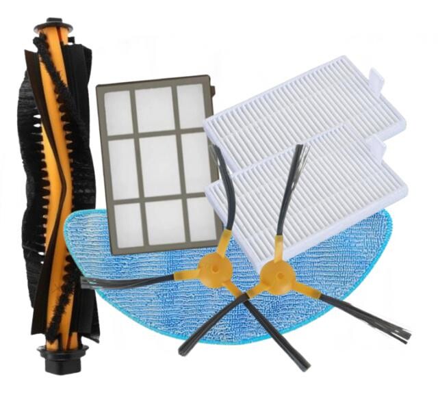 7ks Sada HEPA filtry a kartáče pro ETA Nico 2219, Blaupunkt, Evolveo, Nedis