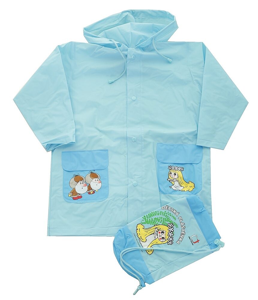 Pláštěnka Víla Amálka Pidilidi PL04 modrá - 116 | 6let