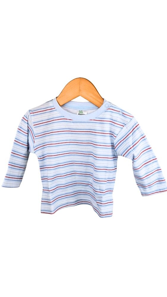 Kojenecké tričko, Pidilidi, 950521-04, modrá pruhy - 62 | 3m