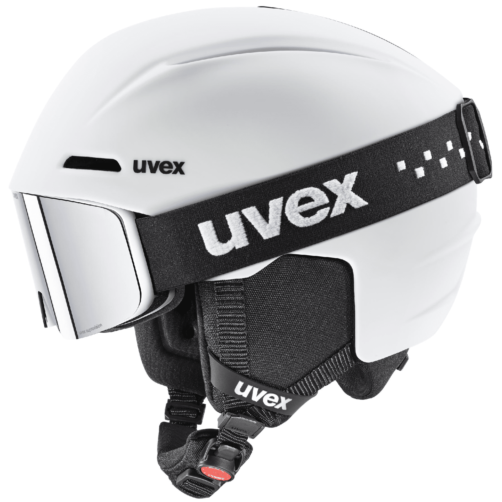 Set přilba a brýle Uvex Viti set Velikost helmy: 51-55 cm / Barva: matná bílá
