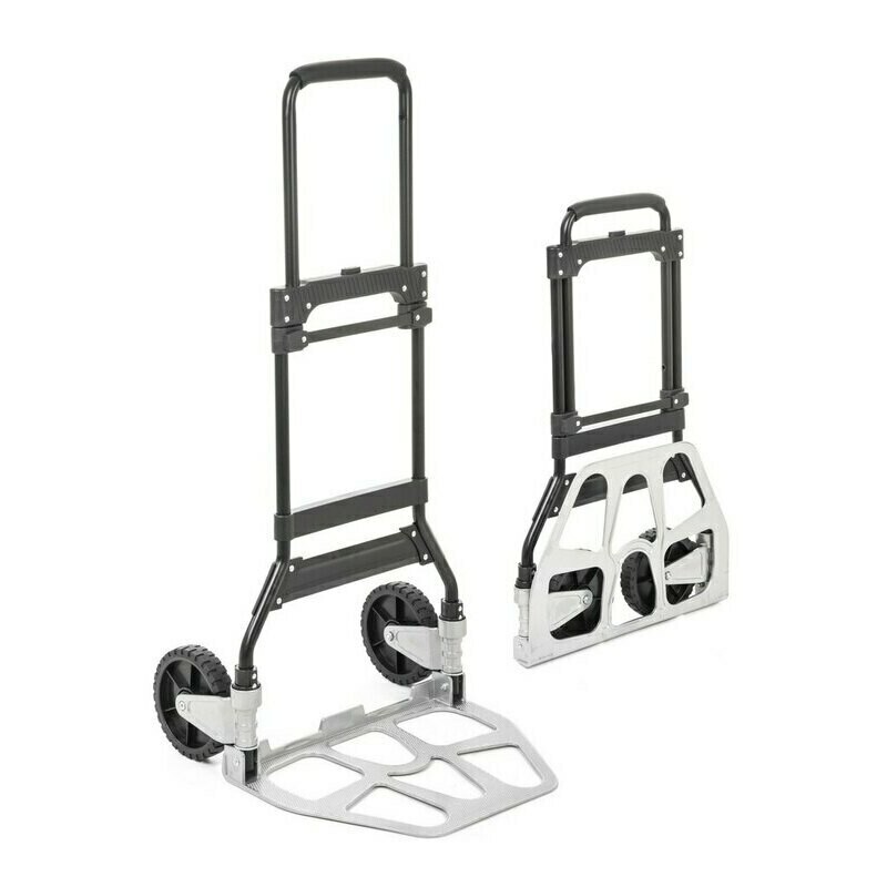Rudl skládací G21 150 kg černá/stříbrná