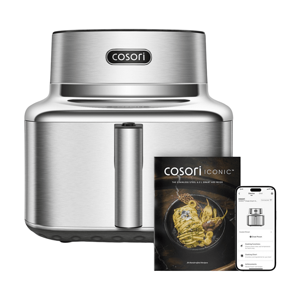 COSORI Iconic Single chytrá horkovzdušná fritéza nerez 6,2 l