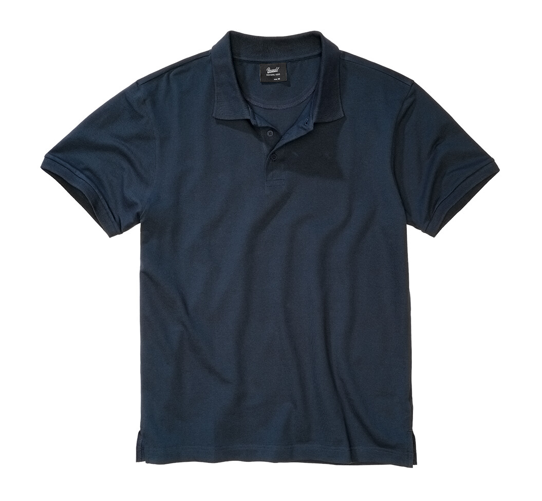 Polokošile Brandit Pique Short - navy,