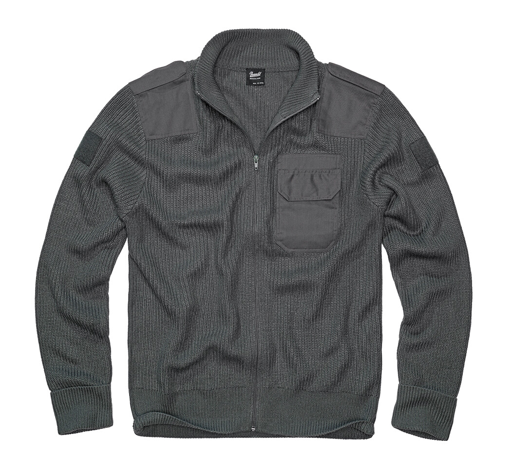 Svetr Brandit BW Cardigan - šedý,