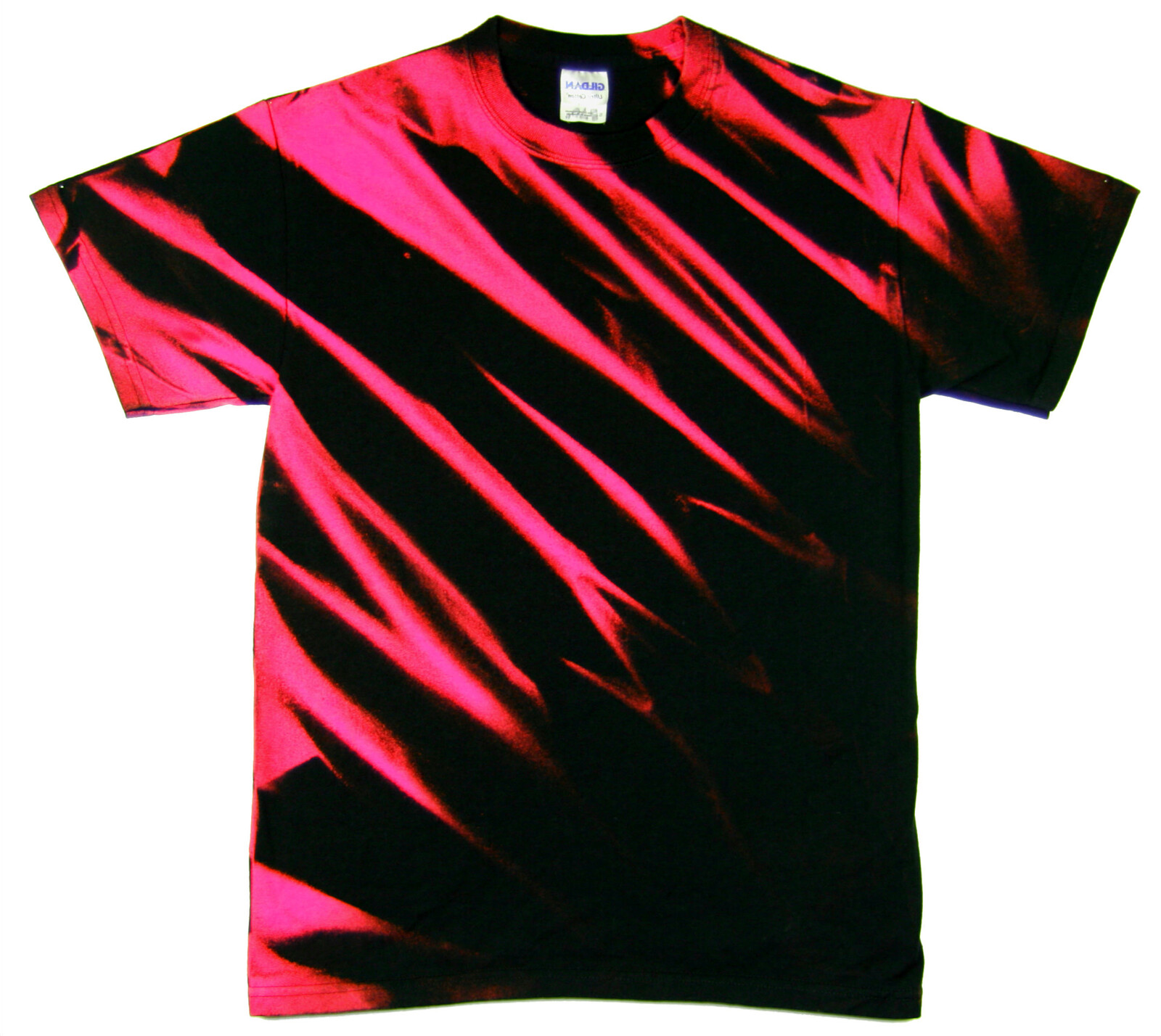 Tričko unisex The Mountain graffiti design Eclipse - černé-růžové,