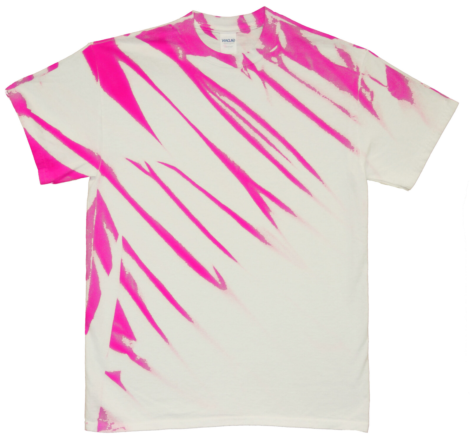 Tričko unisex The Mountain graffiti design Eclipse - bílé-růžové,