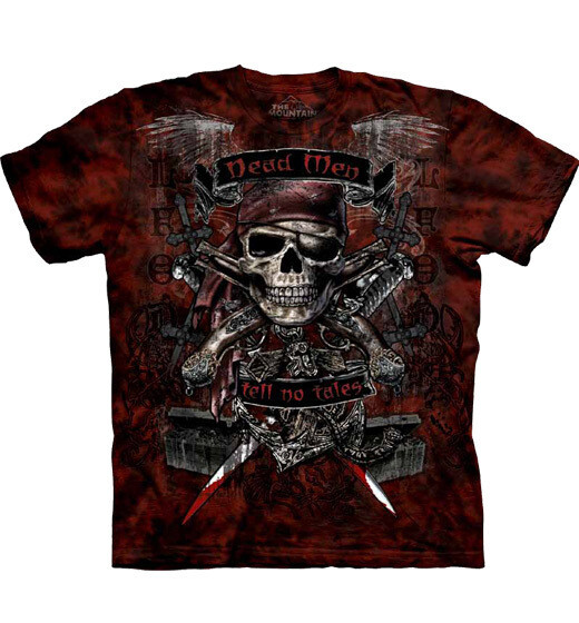 Tričko unisex The Mountain Dead Men - červené,