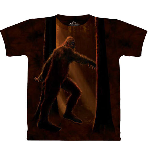 Tričko unisex The Mountain Bigfoot - hnědé,