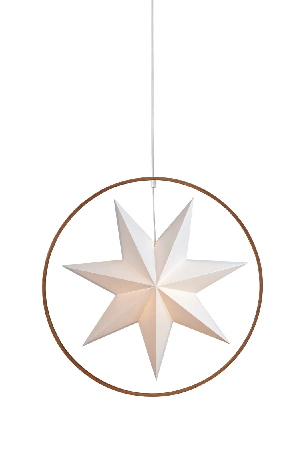 Markslöjd Speranza vánoční hnědá závěsná hvězda