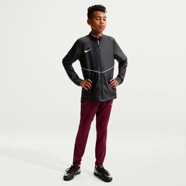Nike PARK RAIN JACKET JR Dětská sportovní bunda, černá, velikost