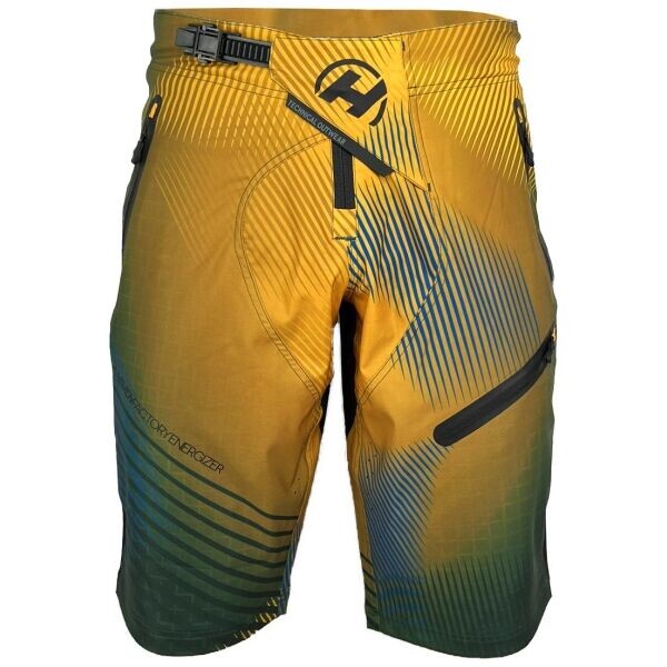 HAVEN ENERGIZER FACTORY Pánské kraťasy na kolo, oranžová, velikost