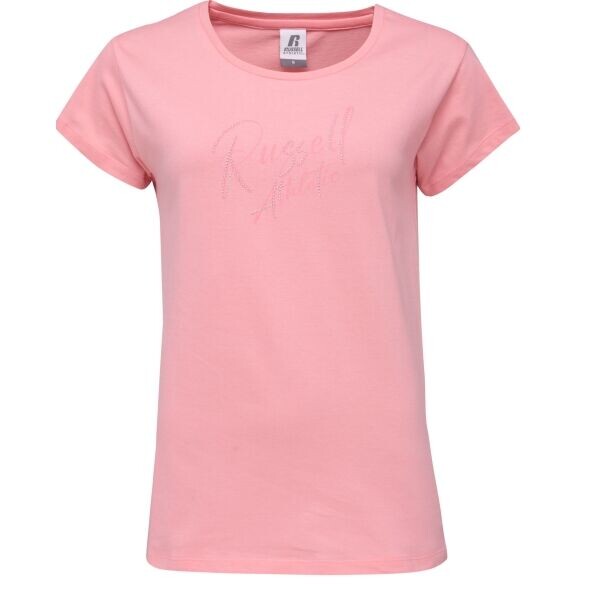 Russell Athletic SS T-SHIRT Dámské tričko, růžová, velikost