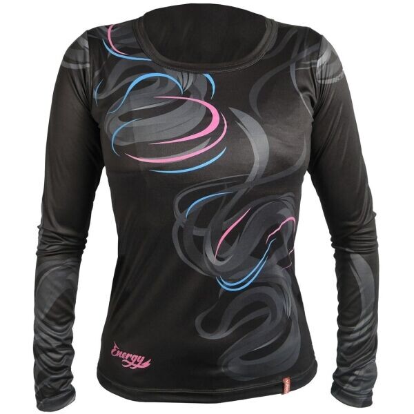 HAVEN ENERGY CRAZY LONG Dámský dres s dlouhým rukávem, černá, velikost