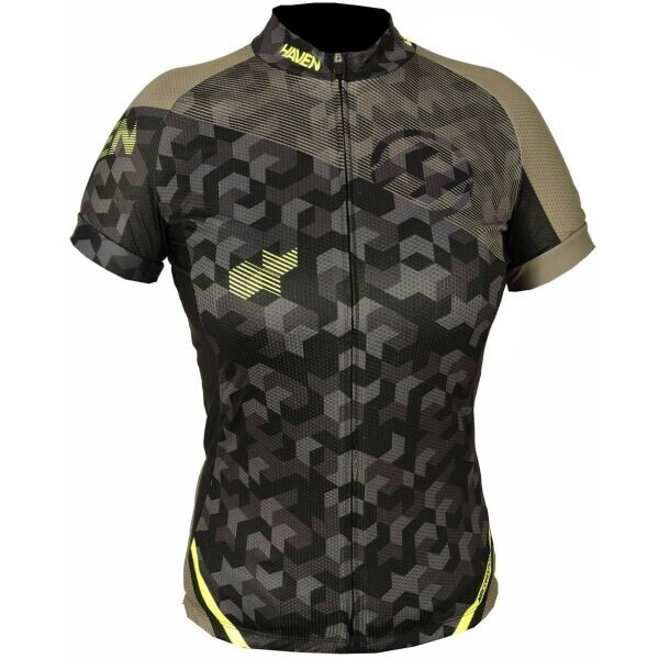 HAVEN SINGLETRAIL W Dámský cyklistický dres, černá, velikost