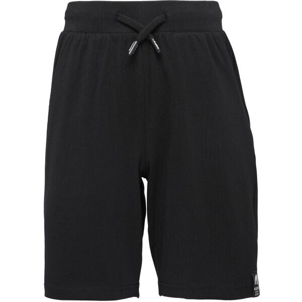 Lewro EMORI Pohodlné chlapecké úpletové šortky, černá, velikost 152-158