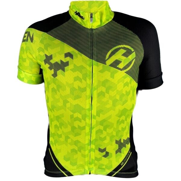HAVEN SINGLETRAIL KID NEO Dětský cyklistický dres, reflexní neon, velikost