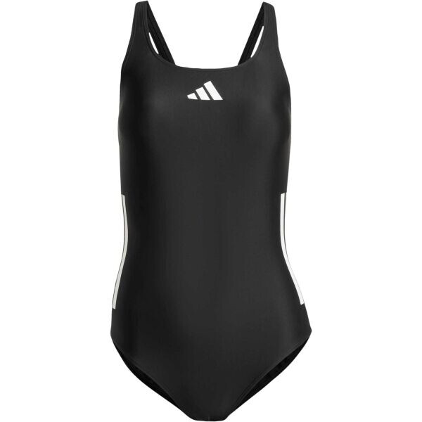 adidas 3 STRIPES BLD SWIMSUIT Dámské jednodílné plavky, černá, velikost