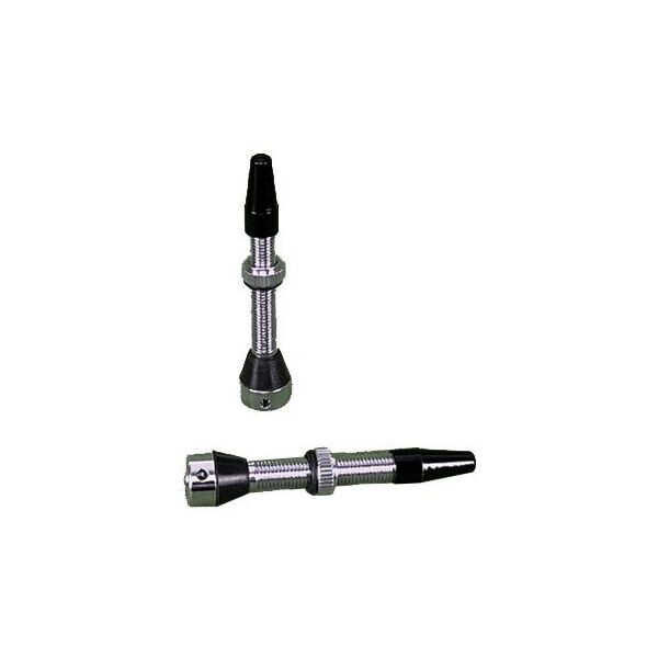 HAVEN STEEL 44 MM Bezdušové ventilky, stříbrná, velikost