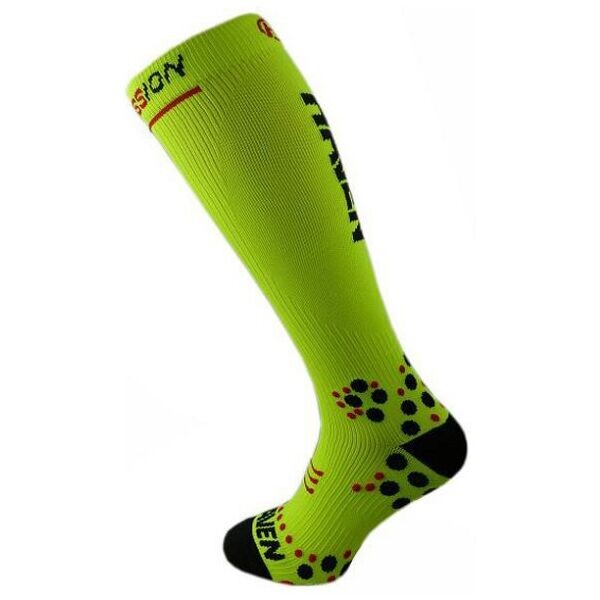 HAVEN EVOTEC SILVER Kompresní ponožky, reflexní neon, velikost