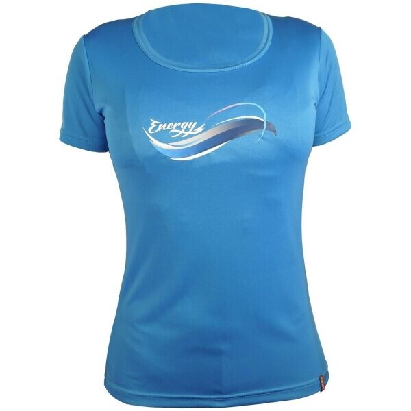 HAVEN ENERGY SHORT Dámský dres s krátkých rukávem, modrá, velikost