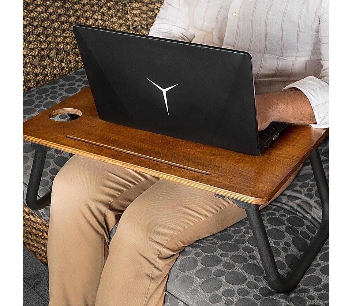 Stolek do postele SEHPA 20x60 cm bříza hnědá/černá 379VLV1101