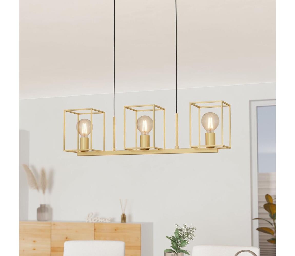 Eglo 900399 - Lustr na lanku CUMIOLE 3xE27/40W/230V 900399