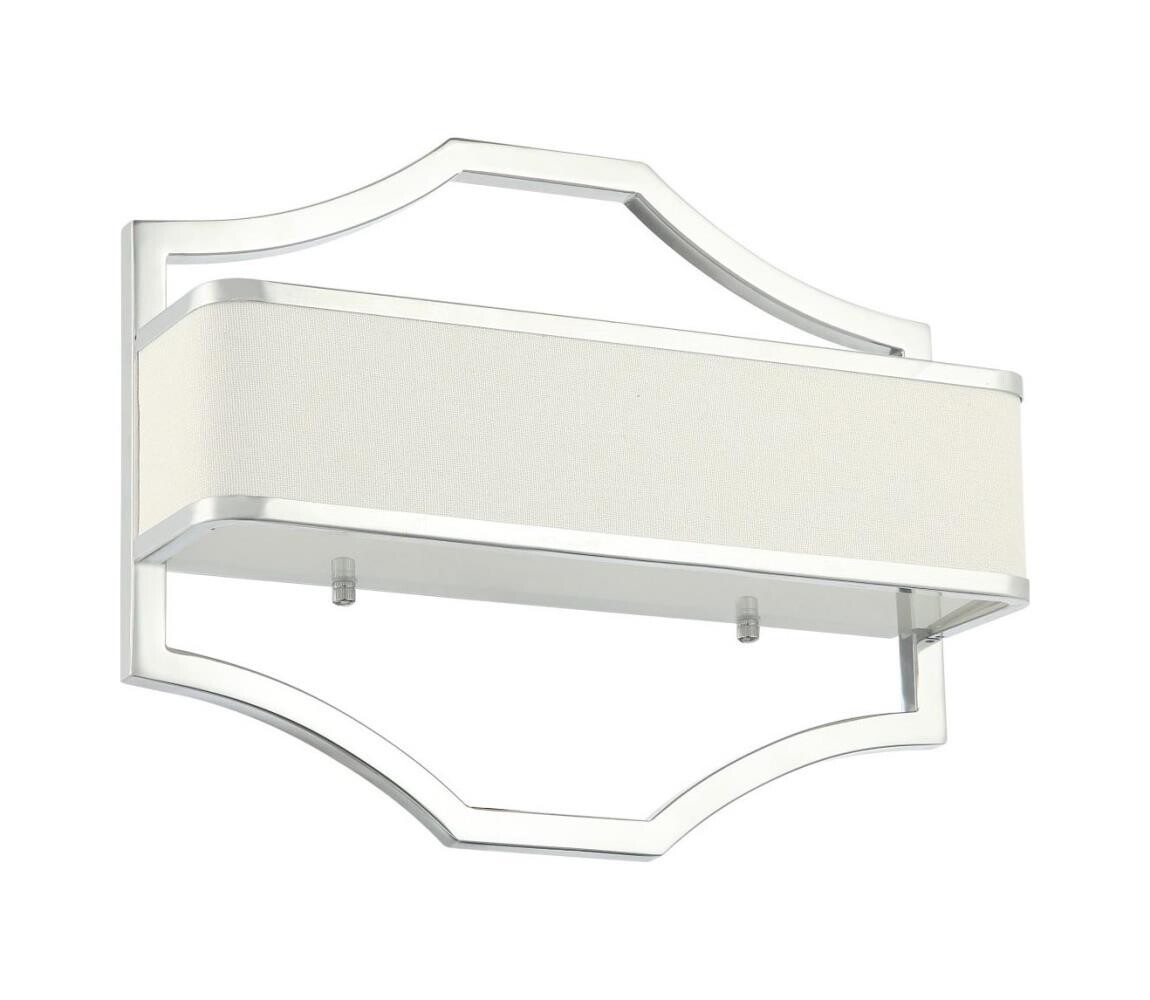 Open Design OR84504 - Nástěnné svítidlo GERDO 2xE14/12W/230V lesklý chrom/bílá OR84504