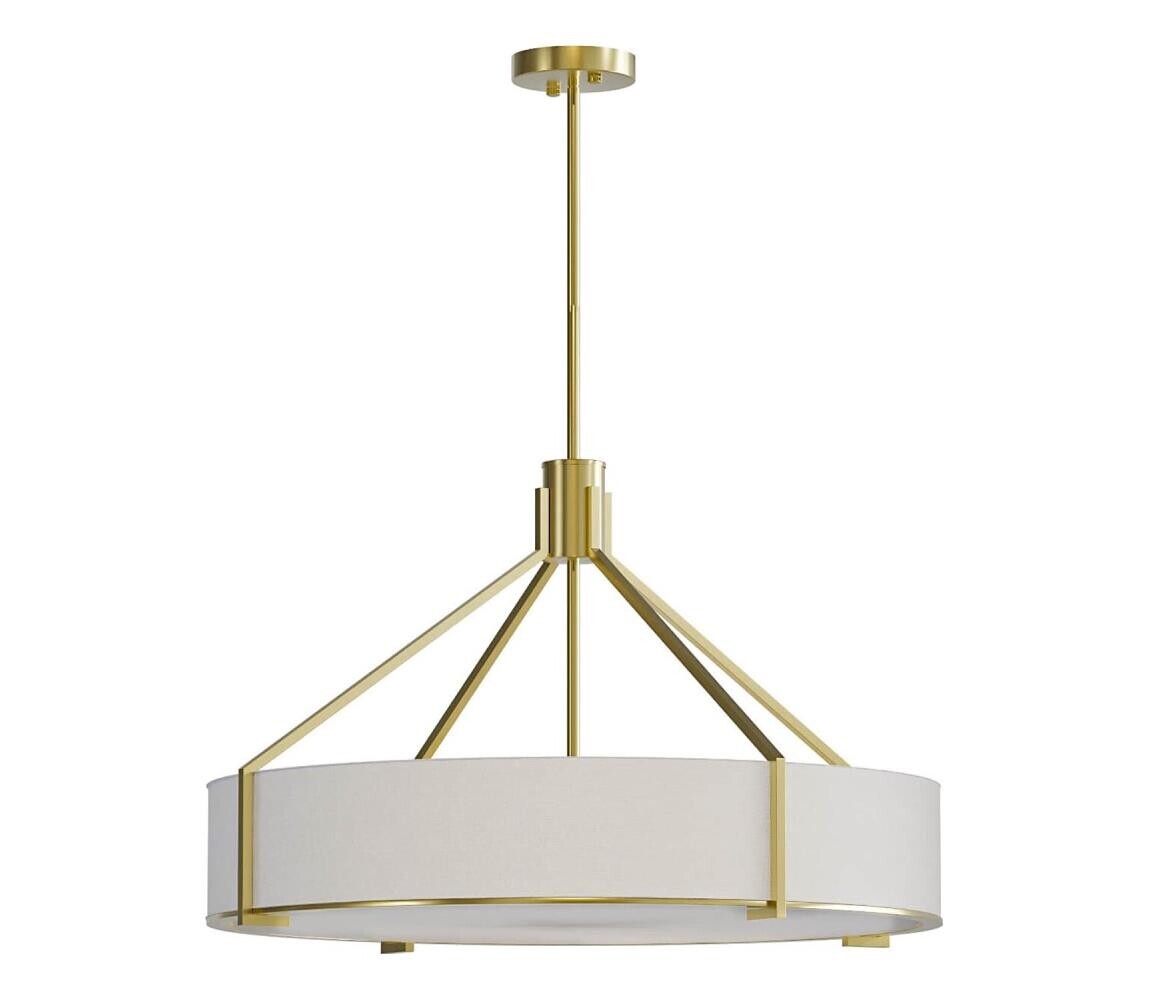 Open Design OR85662 - Lustr na tyči DORETTO 6xE27/15W/230V pr. 70 cm zlatá/bílá OR85662