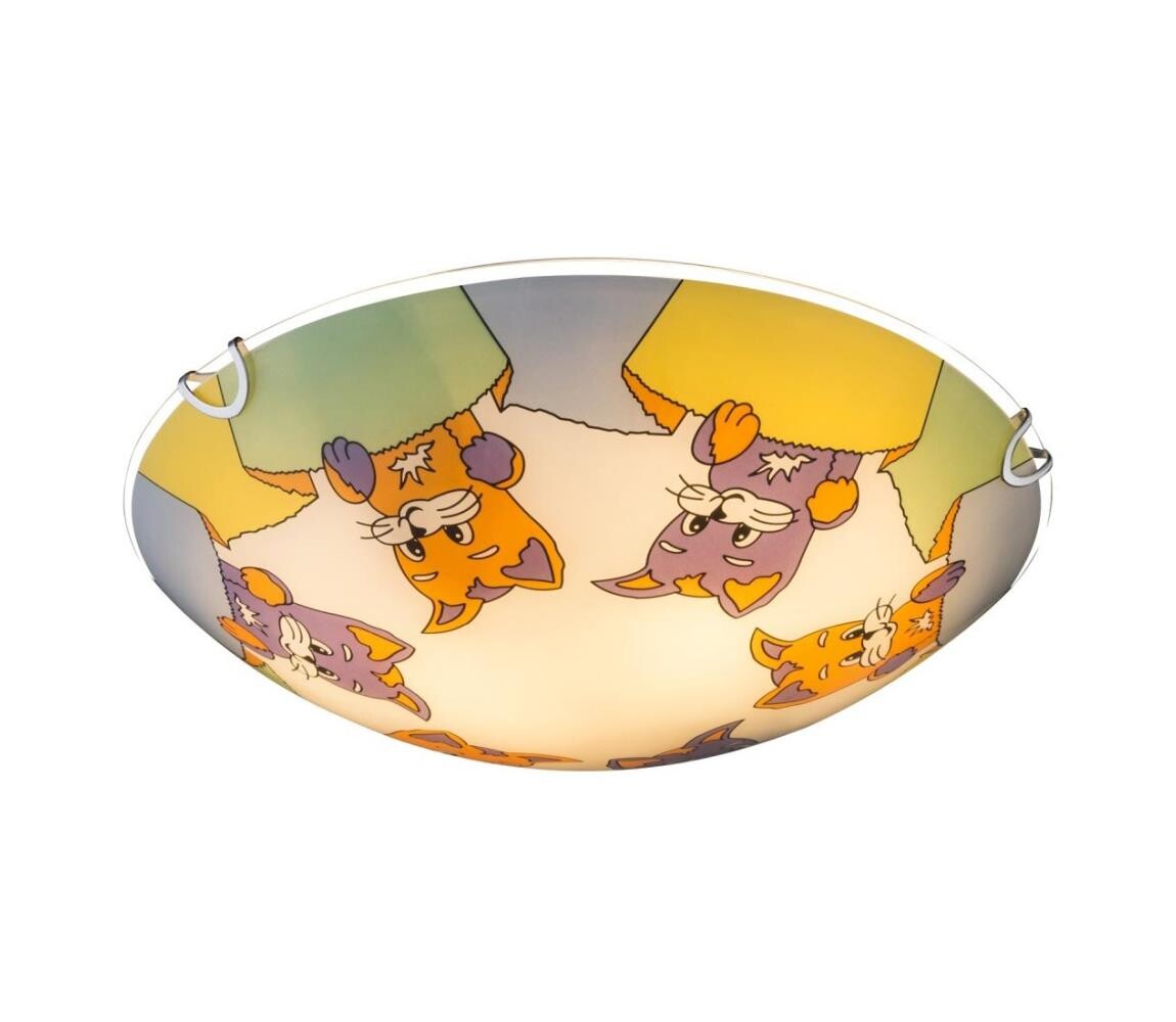 Globo 40606 - Dětské stropní svítidlo KIDDY 2xE27ILLU/60W/230V 40606