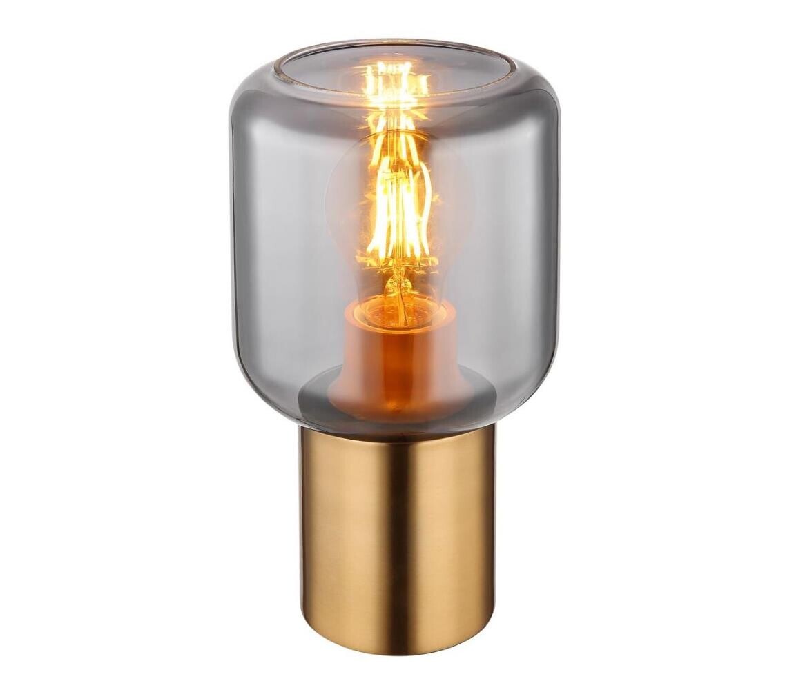 Globo 21004M - Stolní lampa NINJO 1xE27/40W/230V mosaz 21004M